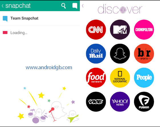 Snapchat android apk download